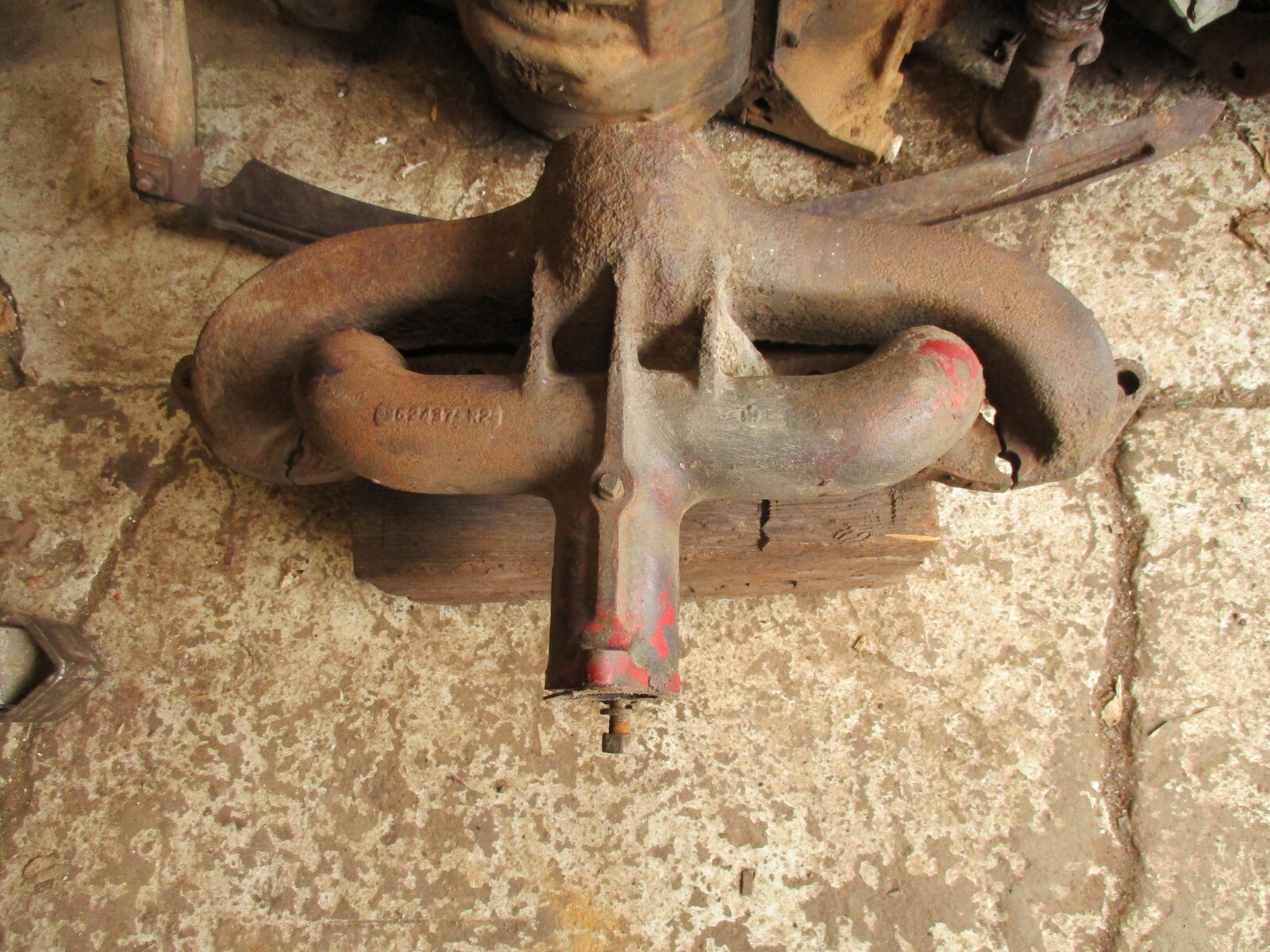 Farmall Super M 400 450 Farm Tractor Intake exhaust manifold eBay