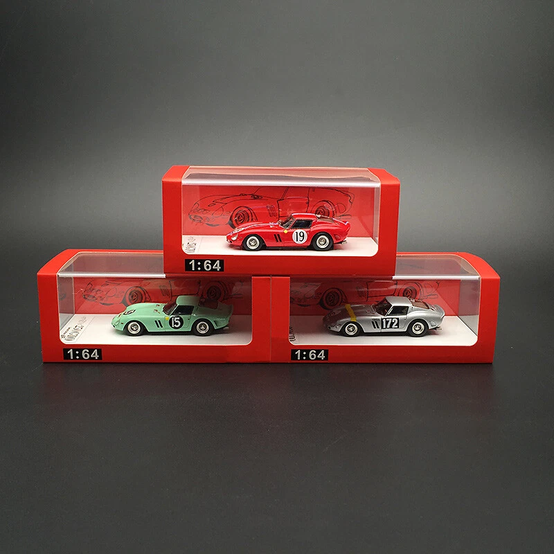 JEC 1:64 Scale Ferrari 250 GTO 15# Resin Car Model Toy W