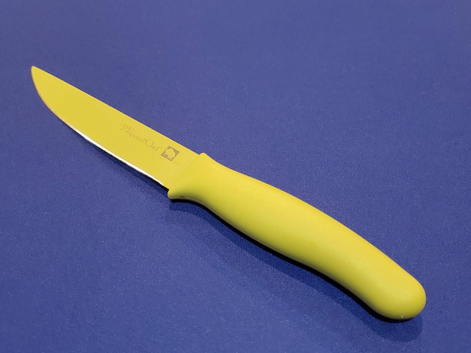 Pampered Chef Green Color Coated Utility Knife VHTF EUC eBay