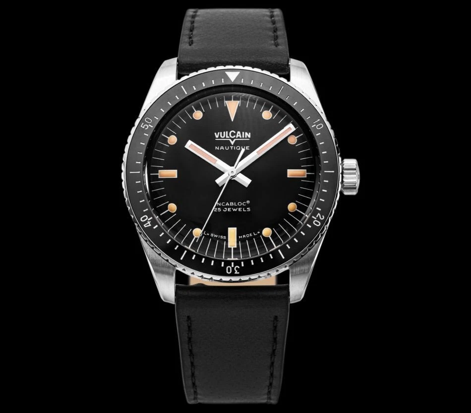 Vulcain Skin diver nautique nero 38 mm eBay