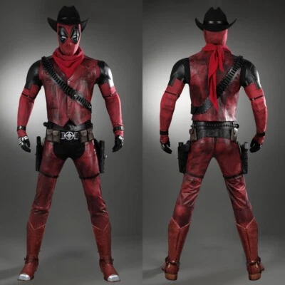 Deadpool 3 Cowboypool Costume Deadpool & Wolverine cosplay Suit - Image 1 of 4