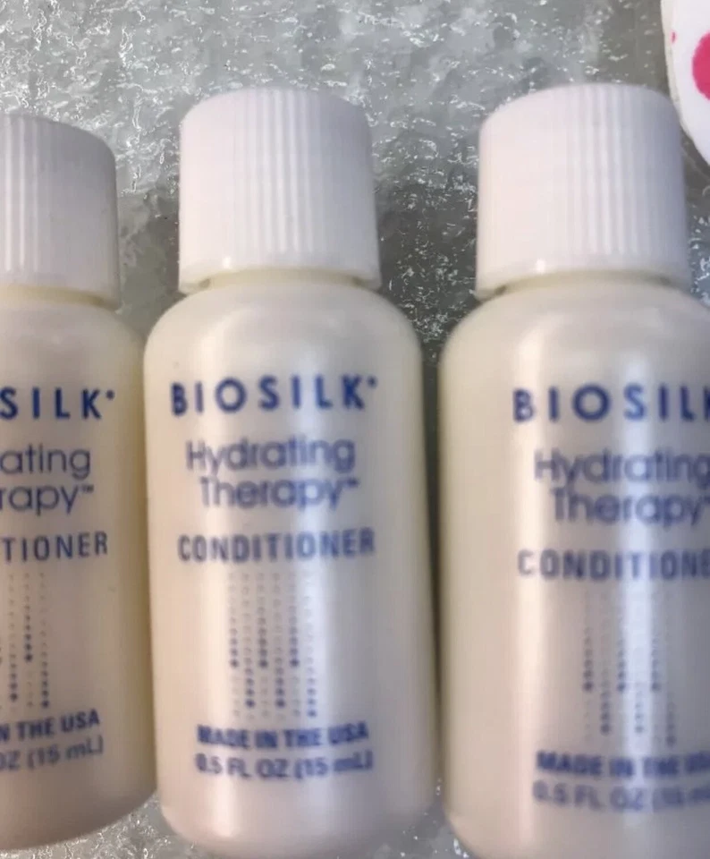 BIOSILK Hydrating THERAPY CONDITIONER TRAVEL sz. 0.5 OZ / 15 ML 3 Mini Bottles - Image 2 of 2