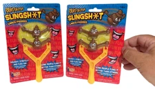 2 Pack SLINGSH*T POOP Sling Shot Flying Emoji Gross Poo Prank Gift Crap Toy Joke