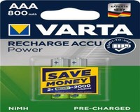 Varta Mikro Akku 56703 800Mah Ready2Use Nimh 2Er Blister