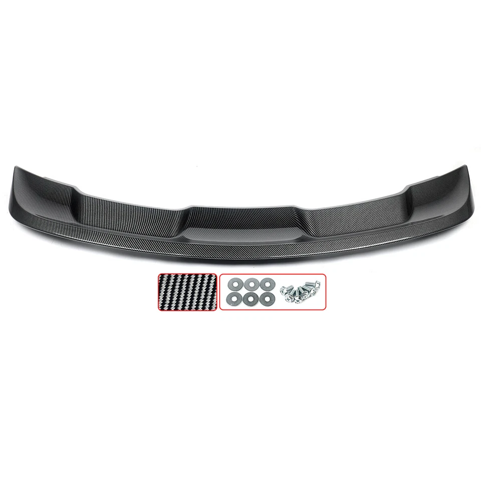 For 2010-2014 Ford Mustang GT500 Style Rear Trunk Spoiler Wing Carbon Fiber Look Foto 2 de 4