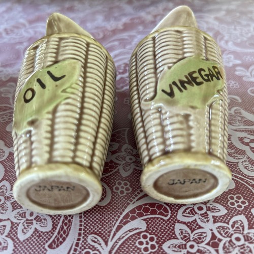 Vintage 1950's Country Cow w/Oil & Vinegar Cruets Tilso? Ceramic 53/180 Japan - Picture 6 of 12