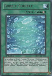 Bubble Shuffle - LCGX-EN080 - Rare - 1st Edition x3 - Near Mint