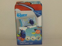 Disney Finding Dory Nemo 3 Piece Twin Sheet Set Blue Polyester Bedding Disney Finding Dory Nemo 3 Piece Twin Sheet Set Blue Polyester Bedding