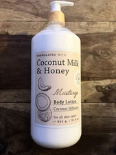 Home & Body Company Coconut Milk & Honey Body Lotion Hibiscus 31.8oz Rhea Modern