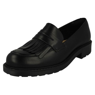 Damen Clarks Slip-On Loafer Flache Schuhe - Orinoco 2 Loafer