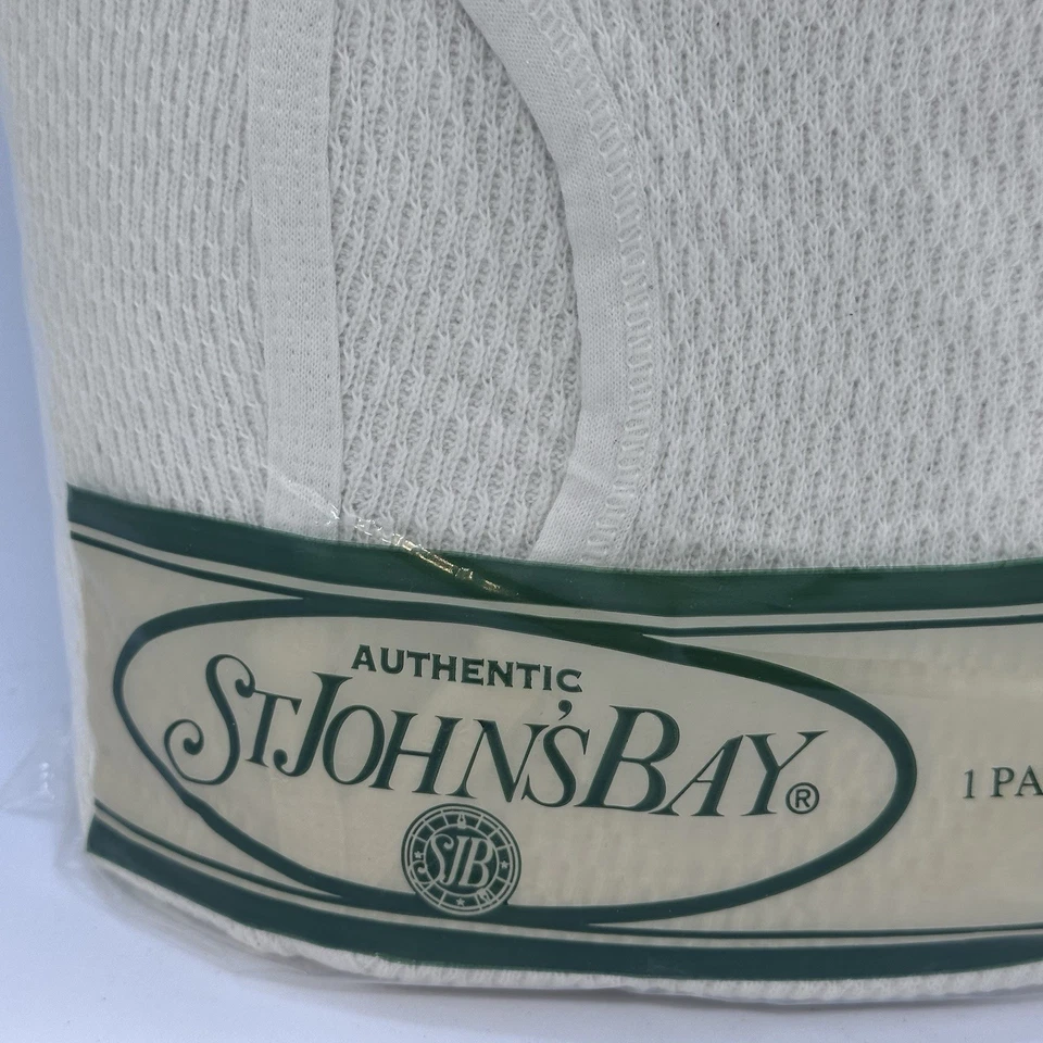 De Colección St John’s Bay Ropa Interior Térmica Pantalones Largos Johns Hombres Talla XXL 46-48 Natural Foto 4 de 4