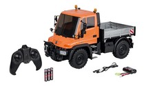 CARSON 1:12 MB Unimog U300 2.4G 100% RTR R/C Spielfahrzeug, Orange