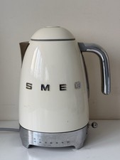 Smeg 50's Style Variable Temperature Kettle 1.7L Steel KLF04CRUK - Cream