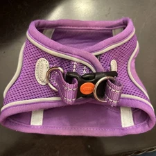 JoyTale Dog Pet Harness Purple Small 14" across at wings