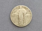 1929 USA - ¼ Dollar Standing Liberty Quarter - .900 Silver