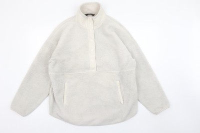 Dunnes Stores Damen Creme Fleece Pullover Sweatshirt Medium