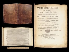 Vers Solitaires – Nicolas Andry – 1718 | First edition, Tapeworms & Parasites