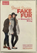 Smart Sewing Fake Fur Kenneth D. King Make Your Super-Luxe DVD Sealed Loose Disc