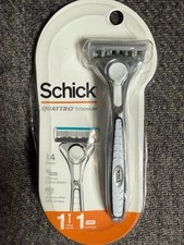2 Packs Schickk Quattro Razor & Cartridges, Titanium Blades 1 Razor, 1 Cartridge 6.50 per gallon