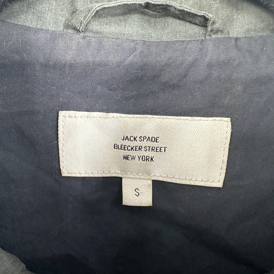 Chaqueta de algodón encerado gris carbón Jack Spade Bleecker Street para hombre talla S Foto 4 de 4