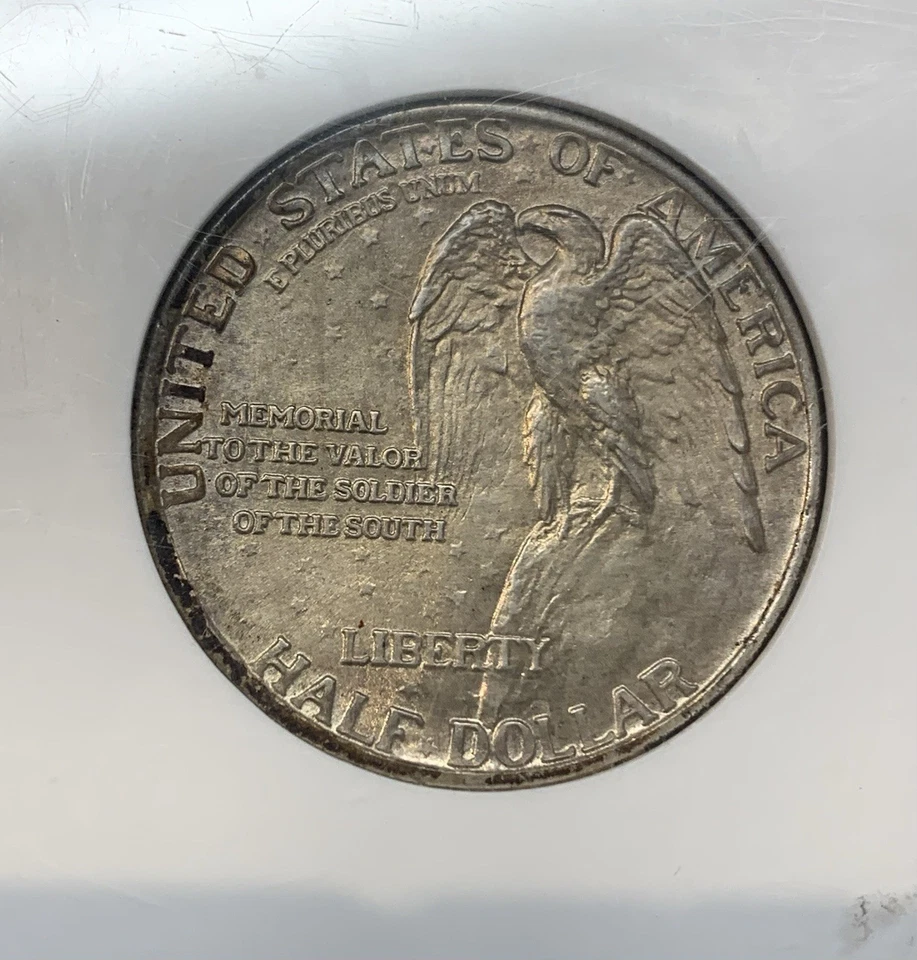 1925 50c Stone Mountain Commemorative Silver Half Dollar NGC MS64 - Image 4 of 4