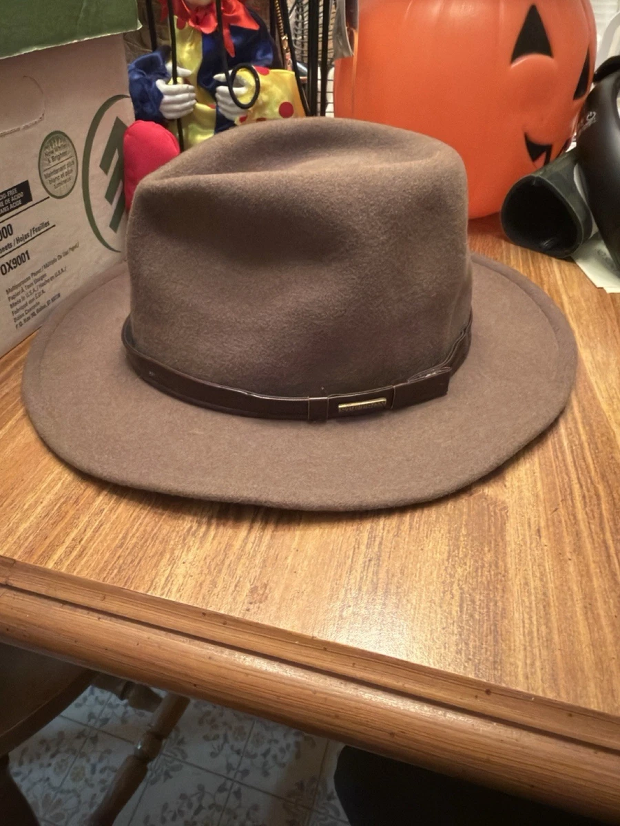 Stetson Cruiser Lana Aplastable Fedora Camel - Grande