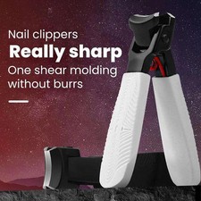 Nail Clippers Sharp Edge Fingernail Toenail Clipper Cutter Splash-Proof Stainles
