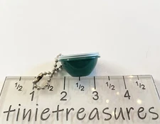 Tupperware keychain mini Wonderlier Bowl Dark Green Tinietreasures