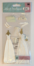 RARE Jolee's Bride Wedding Gown Dress  Accessories Scrapbooking Stickers