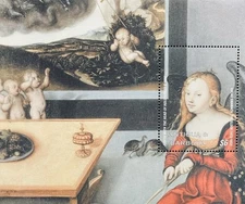 ANTIGUA LUCAS CRANACH THE ELDER STAMPS 2003 MNH ART EUROPEAN MASTERS PAINTINGS