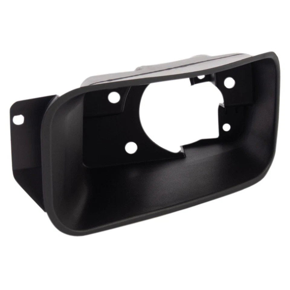 Suporte de farol de neblina dianteiro preto compatível com 11-14 Silverado 2500 HD Silverado 3500 HD - Imagem 2 de 4