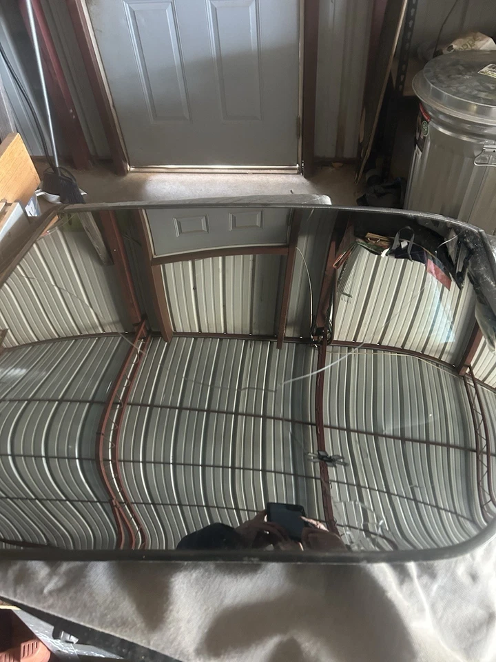 *RARE* Used OEM 1978-82 C3 Corvette T-Top, RT Hand, LOF Blue Mirror M1131, *READ - Image 4 of 4