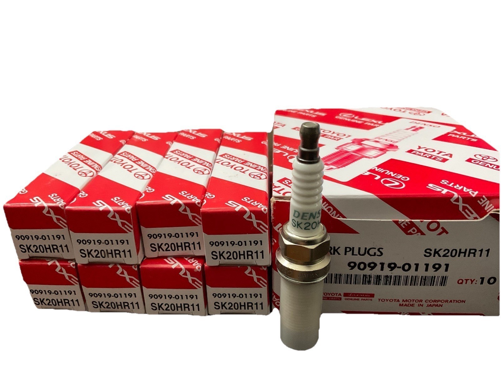 8PCS OEM 90919-01191 Iridium Spark Plugs 3421 for Lexus Tundra Sequioa V8