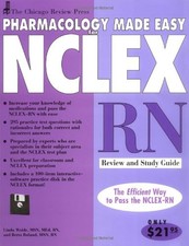 Chicago Review Press Pharmacology Made Easy for NCLEX-RN Review and Study Gu...