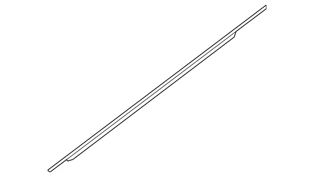 Nissan Sentra 2013-2019 genuino - Moldura de cinturón 82820-3SG0A Foto 2 de 3