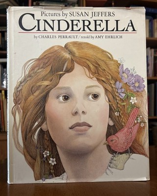 1st Printing  Cinderella  by Susan Jeffers & Amy Ehrlich 1985 HCDJ VG