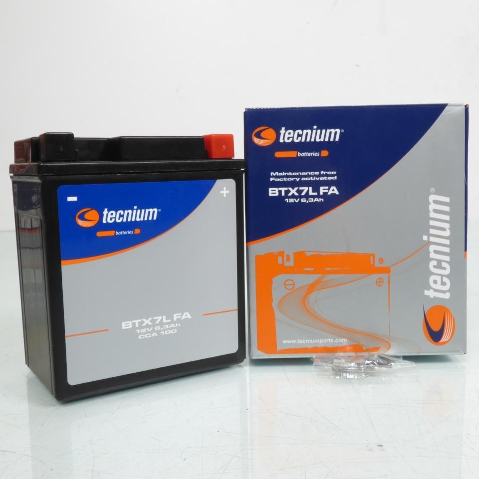 Batterie moto YTX7L Tecnium SLA idéale pour trajets urbains en Sym Huskey 125