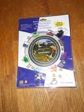 WHISTLING TRAIN & CROWING CHICKEN DOMINOE HUB WITH ACCESSORIES 2 IN 1