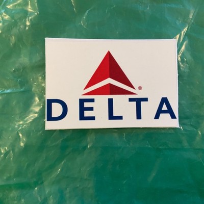 Delta Airlines Sticker 2.5  X 1.5 