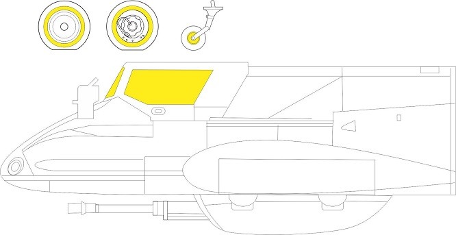Eduard Accessories EX828 - 1:48 Hs 129B TFace for Hobby 2000/Hasegawa - New
