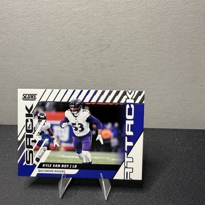 Kyle Van Noy 2025 Panini Score Sack Attack Base Insert Card #2 Ravens