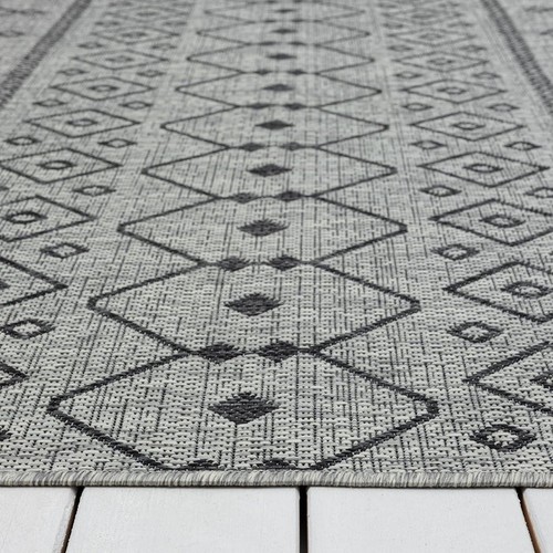 Alfresco 423 Lava Grey Runner Rug - Refined Hallway Rug - Picture 3 of 10