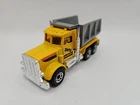 Lesney Matchbox Peterbilt Dump Truck No 30 Dirty Dumper Amber Glass England