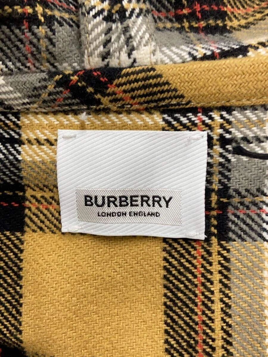 Felpa con cappuccio BURBERRY M Cotone YLW Check usata