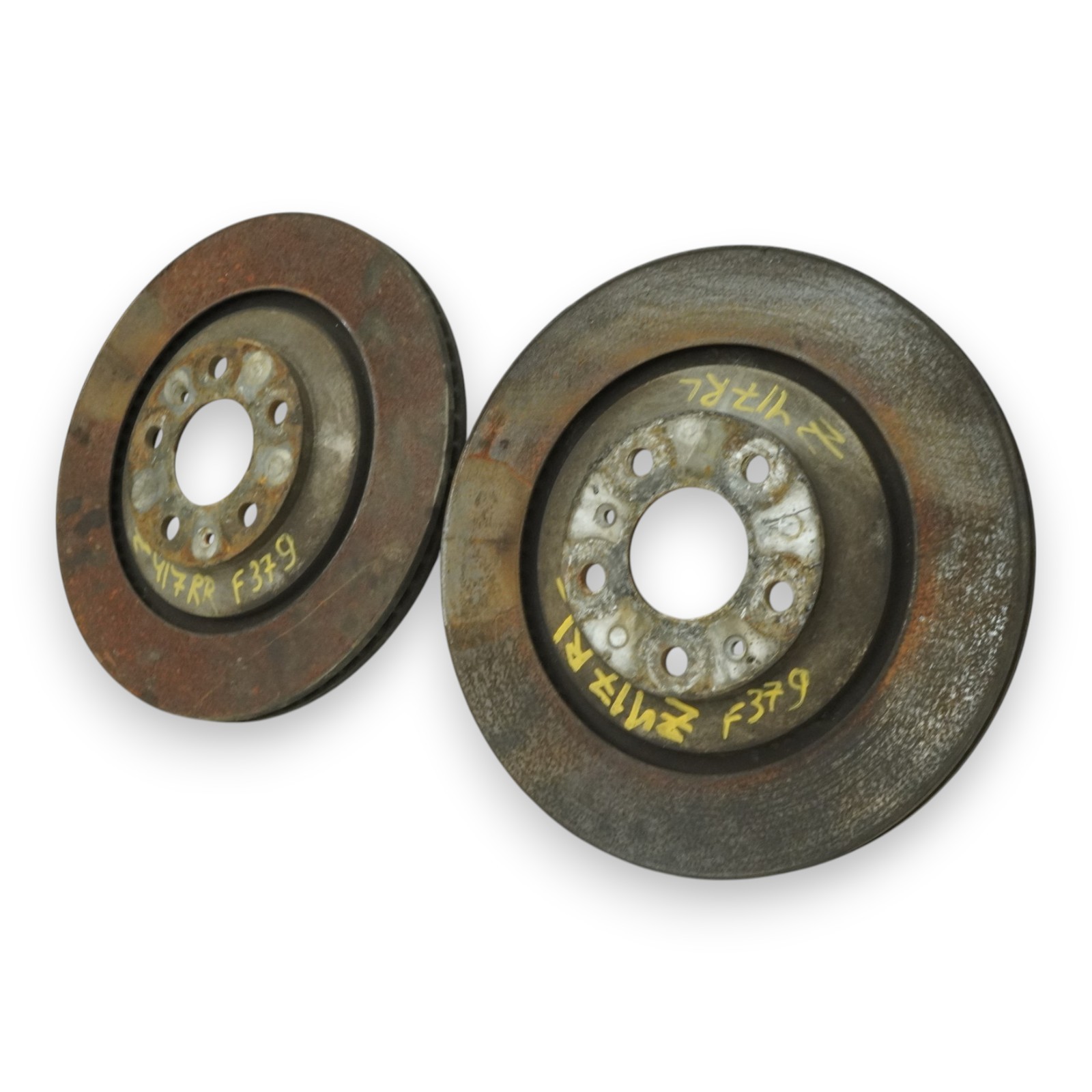03-18 Bentley Continental GT 6.0L Brake Rotor Disc Rear Right Left Set Of 2 OEM