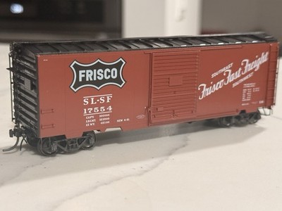 Kadee HO Scale #5113 Frisco (SL-SF) 40  PS-1 Boxcar - metal wheels, KDs- NEW