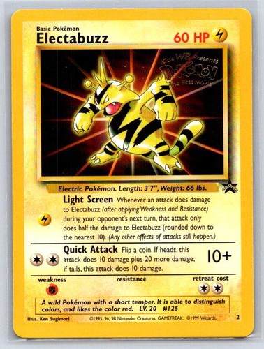 Electabuzz 2 Promo Wizards Black Star Promos Pokemon Near Mint