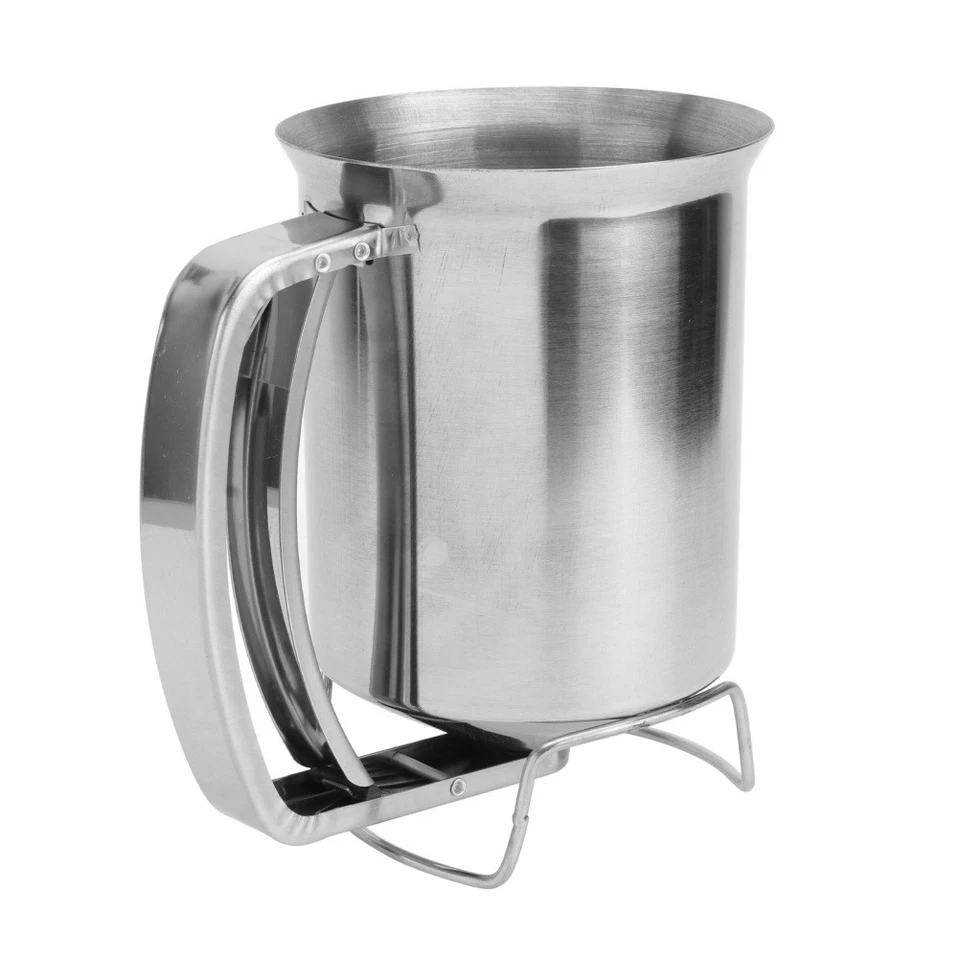 Dispenser per mescolare pastella in acciaio inossidabile 1pc (argento) - Immagine 3 di 4