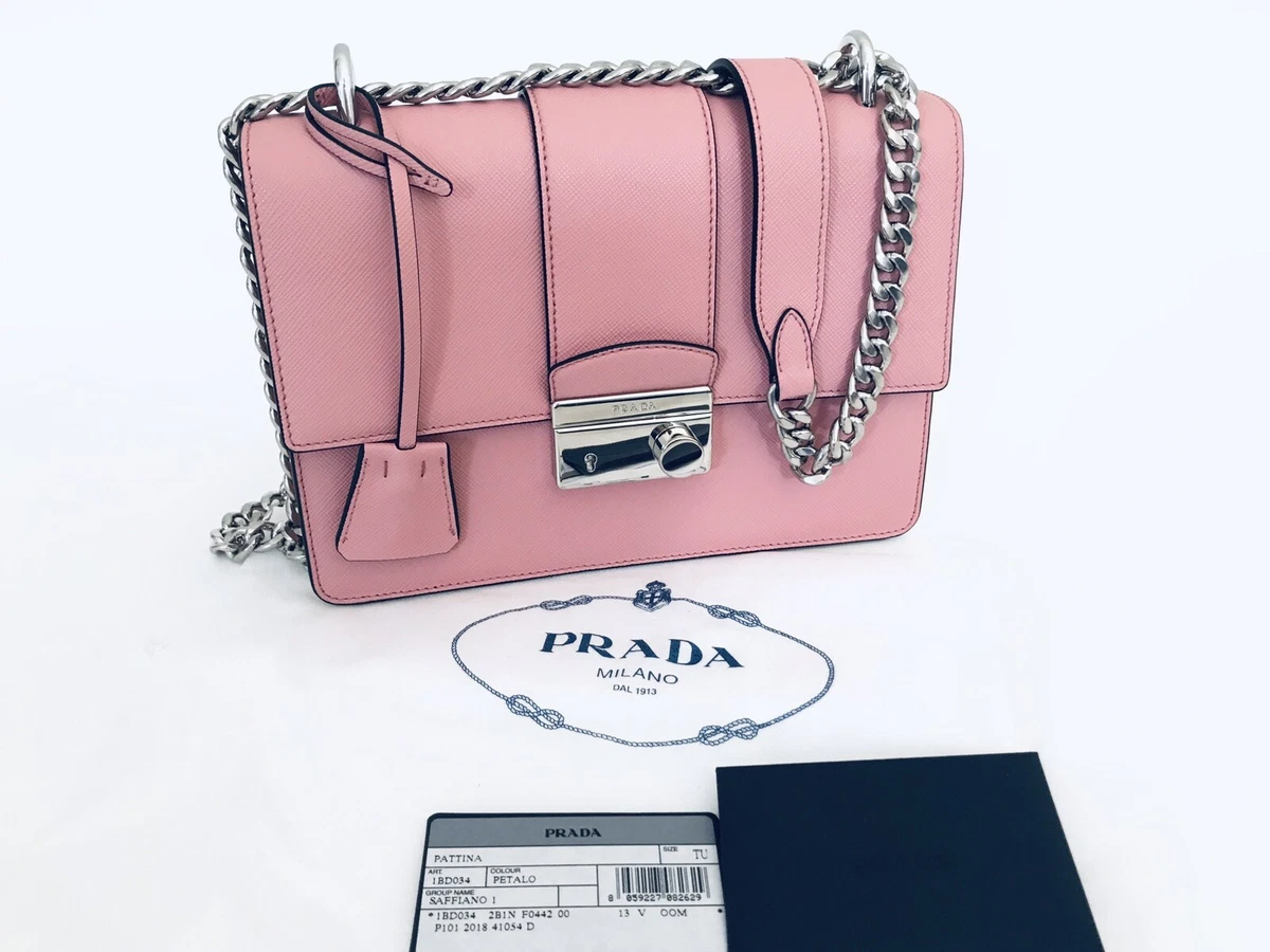 PRADA: Galleria bag in saffiano leather - Blush Pink