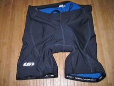 GARNEAU Shorts TRIATHLON Tri Size 3XL Black with ERGO ZONE CONTOUR PAD